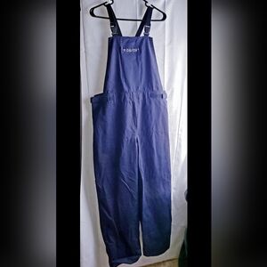 SALISBURY Work Wear CAL/CM Navy Blue Industrial Hip Hop Coveralls Overalls Sz M